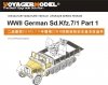 Voyager Model PE35299 WWII German Sd.Kfz.7/1 Part 1 For DRAGON 6525 1/35